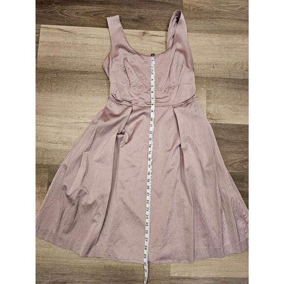 Ann Taylor size 2 Womens Lavender silver shimmer Dress - Picture 11 of 12